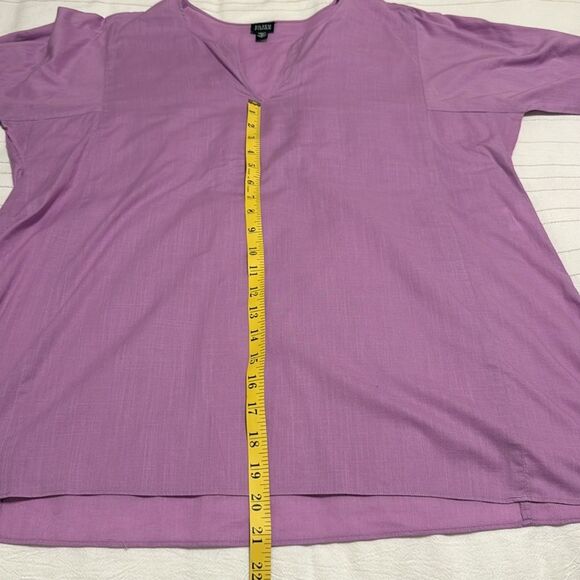 Eileen Fisher Cotton Long Sleeve Relaxed Tunic - Picture 4 of 7